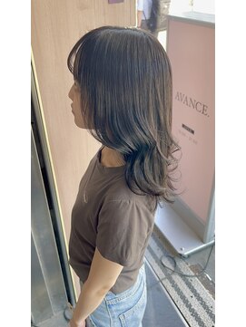 アヴァンス 天王寺店(AVANCE.) 【ミディアム】×【オリーブグレージュ】
