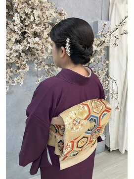 フォトリンクキポ 日本橋(Photo link ki.po) ミディアムでも!ぴたっとアップスタイル♪