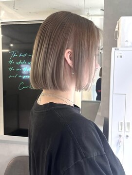 ファイブバイジエクト 堀江(FIVE by The Ect) ボブ/ホワイトブロンド/ラベンダーミルクティー