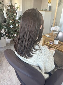 プリュム(Plume.) 透け感ラベンダーグレージュ