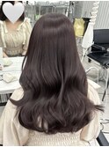 ラベンダーグレージュ ラベンダーブラウン  透明感カラー