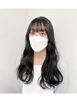 シュク 高円寺(SYUK)&nbsp;【kanna 高円寺 SYUK】暗髪グレージュ/透け感/ブルージュ/顔周り