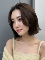 プラチナ(PLATINA)&nbsp;ボブ外はねボブ切りっぱなしボブ