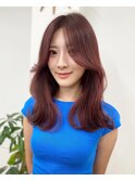 綺麗目オトナ韓国ヘアレイヤーカットワンホンヘア　20代30代