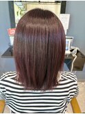 40代50代60代大人可愛いピンクバイオレット/つや髪/艶髪/ピンク