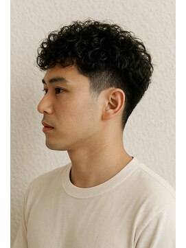 サロン 名和店(SALON) メンズショートスパイラルパーマ/刈り上げ