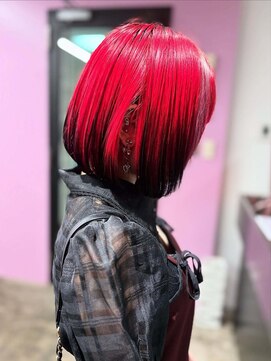 ボブ/デザインカラー/エンドカラー/ルーツカラー/タッセル