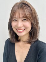 キリ 表参道(kyli)&nbsp;モテ髪大人ガーリーダークアッシュイメチェン前髪こなれヘア