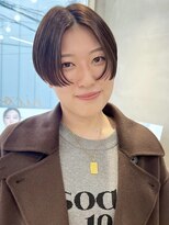 ニコ トウキョウ(nico TOKYO)&nbsp;20代30代前髪なしショートハンサムショート丸みショートレイヤー