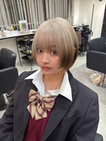 ラピス 名古屋駅前店(Lapis)&nbsp;ルーツカラー/ホワイトミルクティー