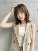 脱白髪染めハイライト×髪質改善で白髪を活かす艶髪ミディアムUP