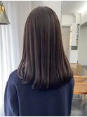 ＊黒髪ストレートロングレイヤーミディアム髪質改善ストレート
