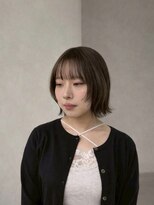 ロマリア ヒルズ 表参道 原宿(Lomalia HILLS)&nbsp;イメチェン/艶カラーグレージュボブ/前髪/[表参道/原宿]