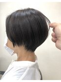 丸みショート襟足短め40代ショート50代ショート