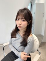 ラクシア(LucxiA)&nbsp;韓国ヘア/レイヤーカット/顔まわりカット/Instagram @ken__gucci