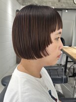 アワイ 池袋 椎名町店(awai)&nbsp;ボブ/ミニボブ/前上がりボブ/顔周り/前髪/ピンクブラウン