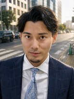 ヒロギンザ 青山店(HIRO GINZA)&nbsp;七三毛流れビジネスショート