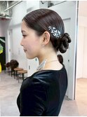 ロングミディアム韓国ヘアグレージュ_ba587073