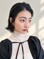 シンス 銀座(since)&nbsp;小顔似合わせカット/ハッシュカット/黒髪外ハネボブ【銀座駅】