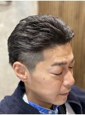ツーブロック×ゆるパン