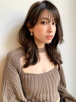 マリアバイアフロート(Maria by AFLOAT) 【山田】シースルーバングひし形クアンクウェーブ
