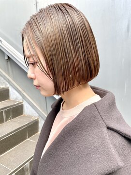 ヌード(NUDE) 「NUDE」#20代30代 ボブカットミニボブ前下がりボブワンレンボブ