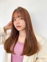 ハピネス 王寺店(Happiness) 髪質改善 ピンクベージュ レイヤー 韓国レイヤー 顔周りカット