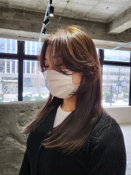 ネアー 新潟(NEER) イメチェン/フェミニン/チェリーブラウン/モード/ダークアッシュ