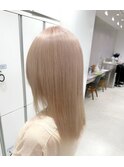 ミルクティーベージュ/ホワイトベージュ/ケアブリーチ/川崎