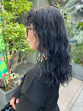 ボンド 三軒茶屋(Bond) ミディアムヘア × ミックスパーマ