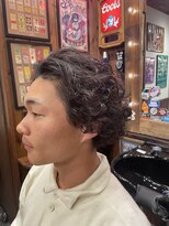 ヘアーデザイン スワロー(hair design Swallow) メンズ　スパイラルパーマ