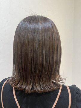 ヘアースペースブルーム リアン 岡町店(HAIR SPACE BLOOM Lien) 【岡町/ハイライト/外ハネボブ】