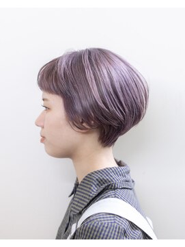 ルプラ ガーデン(le-pla garden) ラベンダー#ダブルカラー#マッシュショート#ケアブリーチ#豊橋