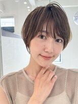 ロンドエニカ 大宮(Lond enika)&nbsp;切りっぱなしボブエアリーロング美髪ピンクブラウン[大宮]