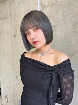 ロンドローズ 名古屋(Lond damaskRose) 学割 ブリーチなしダブルカラー ブリーチ 髪質改善 ボブ ＊407