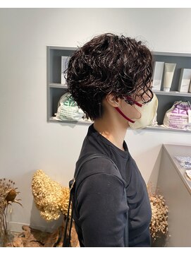 エイゾー 銀座(EIZO) ハンサムショートパーマ/ショートパーマ/ハンサムショート