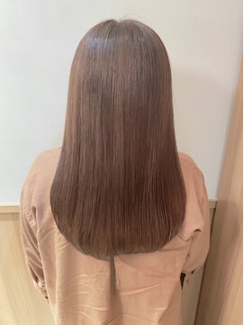 ユキオグループ グラン(yg GRAN) 縮毛矯正ロング♪酸性ストレート髪質改善ココアベージュ