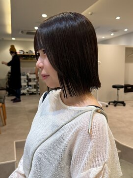 ココ なかもず店(COCO) レイヤーカット/ボブ/髪質改善/小顔/ココアベージュ