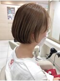 【VIVO】明るめカラーが可愛い丸みボブ 内巻きボブ ミニボブ