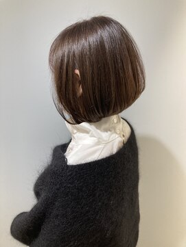 シェノン 赤羽店(CHAINON) 前下がりグラボブアッシュブラウン上品大人カラー赤羽人気美容室