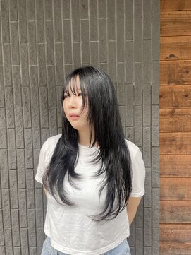 ローグ(Logue) 【トレンドデザイン】ブルーブラック韓国レイヤーカット