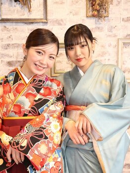 セットサロンエース(Set salon Ace)の写真/【結婚式/前撮り/成人式/七五三★朝6時～可能】訪問着/振袖/袴/浴衣レンタル＆着付♪着物コーデは<Ace>で☆