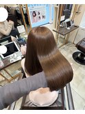 赤坂＊ブリーチなしミルキーベージュ透明感カラー