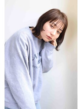 コエル 二子玉川(coel) レイヤーカット/ハイライト/グレージュカラー/アッシュブラック/