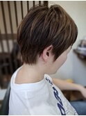 ハイライトカラー&ショートヘア