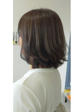 春風 脱白髪染めハイライトカラーブルーアッシュ【春風】