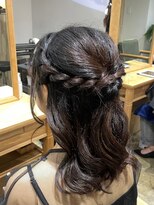 ブゾン(buZon)&nbsp;【buZonブゾン】ゆるふわハーフアップ