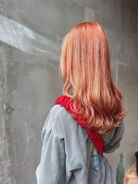 アース 溝の口店(HAIR&MAKE EARTH) 20代30代大人可愛い髪質改善小顔艶感オレンジベージュ
