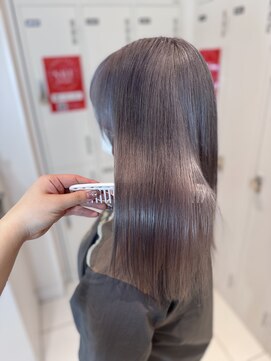 ダブルカラー/ラベンダーグレージュ/ハイトーン