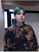 ミリム 栄矢場町店(MIRiM)&nbsp;【栄矢場町】マレットヘア×オーロラグリーン